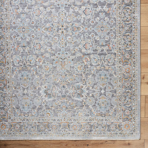 Surya Hassler HSL-2304 Light Slate Traditional Machine Woven Rug