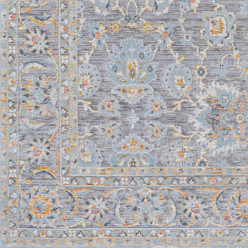 Surya Hassler HSL-2304 Light Slate Traditional Machine Woven Rug