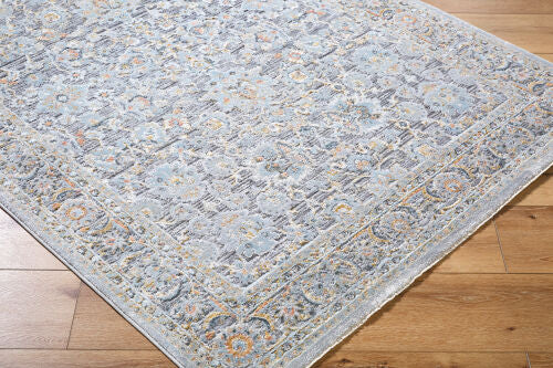Surya Hassler HSL-2304 Light Slate Traditional Machine Woven Rug