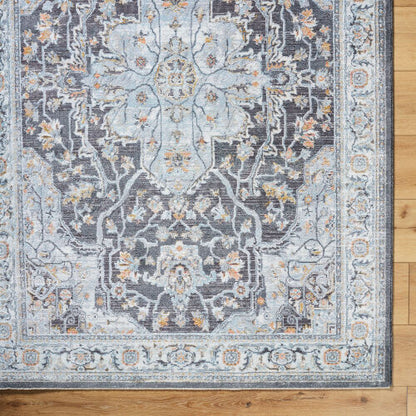 Surya Hassler HSL-2305 Charcoal Traditional Machine Woven Rug