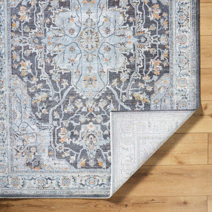 Surya Hassler HSL-2305 Charcoal Traditional Machine Woven Rug