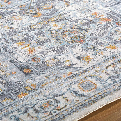 Surya Hassler HSL-2306 Light Slate Traditional Machine Woven Rug