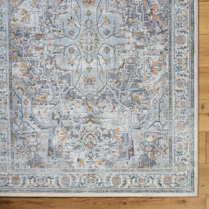 Surya Hassler HSL-2306 Light Slate Traditional Machine Woven Rug