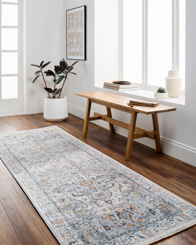 Surya Hassler HSL-2306 Light Slate Traditional Machine Woven Rug