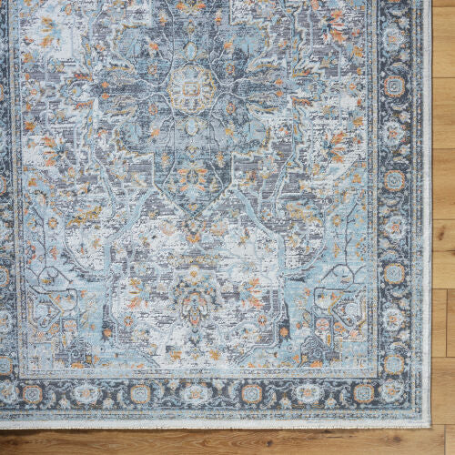 Surya Hassler HSL-2307 Light Slate Traditional Machine Woven Rug