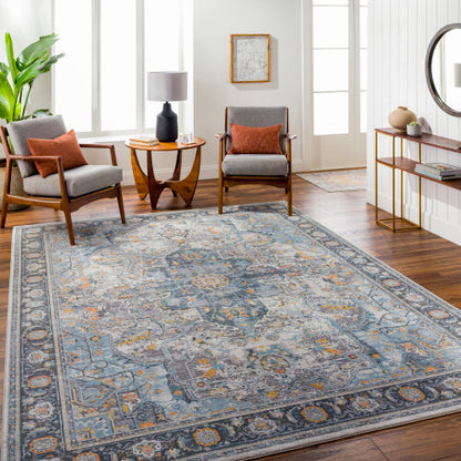 Surya Hassler HSL-2307 Light Slate Traditional Machine Woven Rug