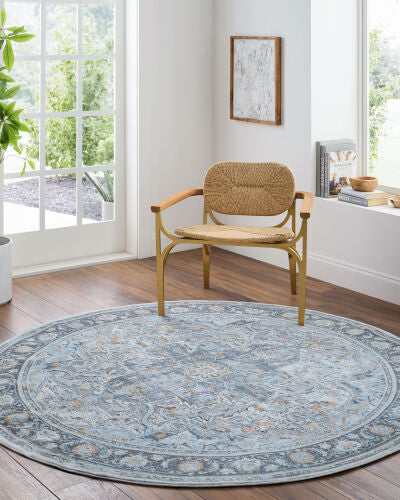 Surya Hassler HSL-2307 Light Slate Traditional Machine Woven Rug
