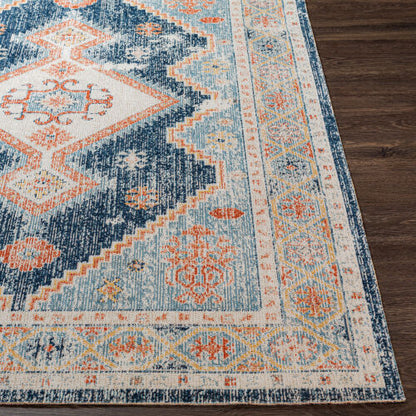 Surya Huntington Beach HTB-2303 Navy Global Machine Woven Rug