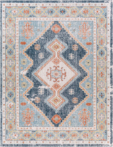 Surya Huntington Beach HTB-2303 Navy Global Machine Woven Rug