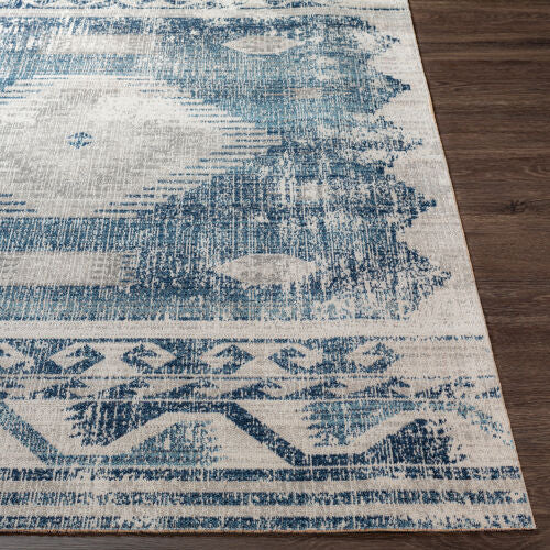 Surya Huntington Beach HTB-2307 Navy Global Machine Woven Rug
