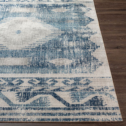 Surya Huntington Beach HTB-2307 Navy Global Machine Woven Rug