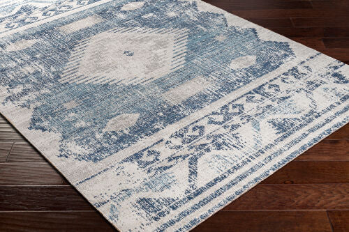 Surya Huntington Beach HTB-2307 Navy Global Machine Woven Rug