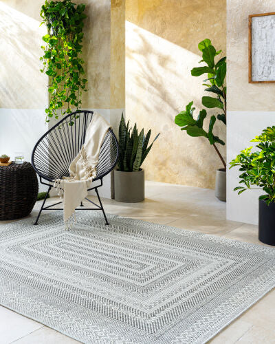 Surya Pismo Beach PMB-2316 Medium Gray Cottage Machine Woven Rug