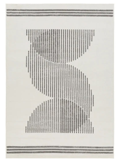 Surya Pisa PSS-2363 Light Gray Modern Machine Woven Rug