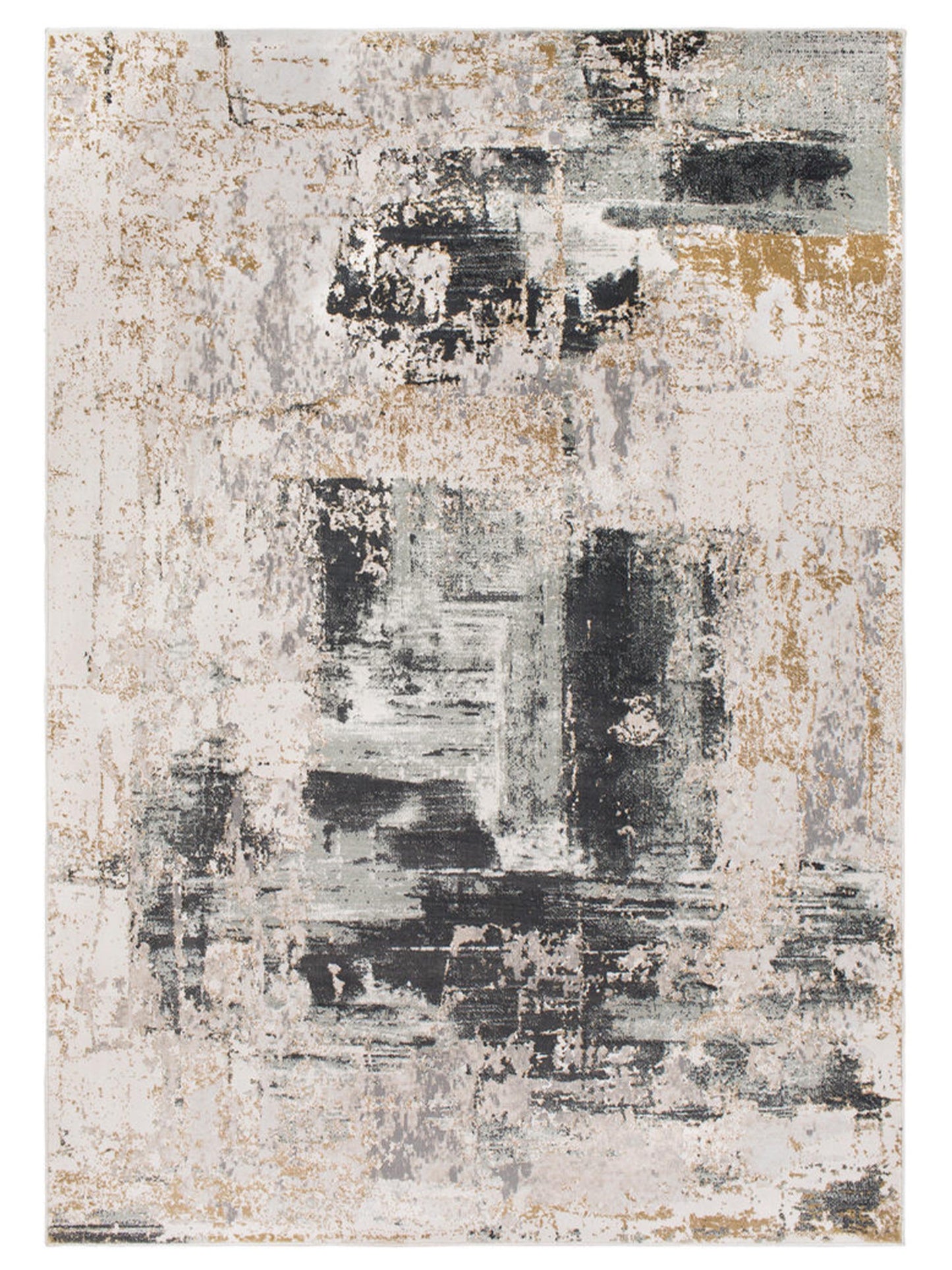 Surya Quatro QUA-2308 Light Slate Modern Machine Woven Rug