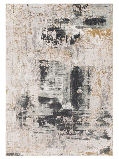 Surya Quatro QUA-2308 Light Slate Modern Machine Woven Rug