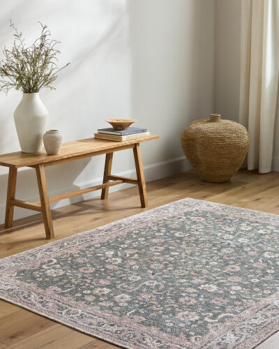 Surya Vinny VNY-2314 Dark Green Traditional Machine Woven Rug