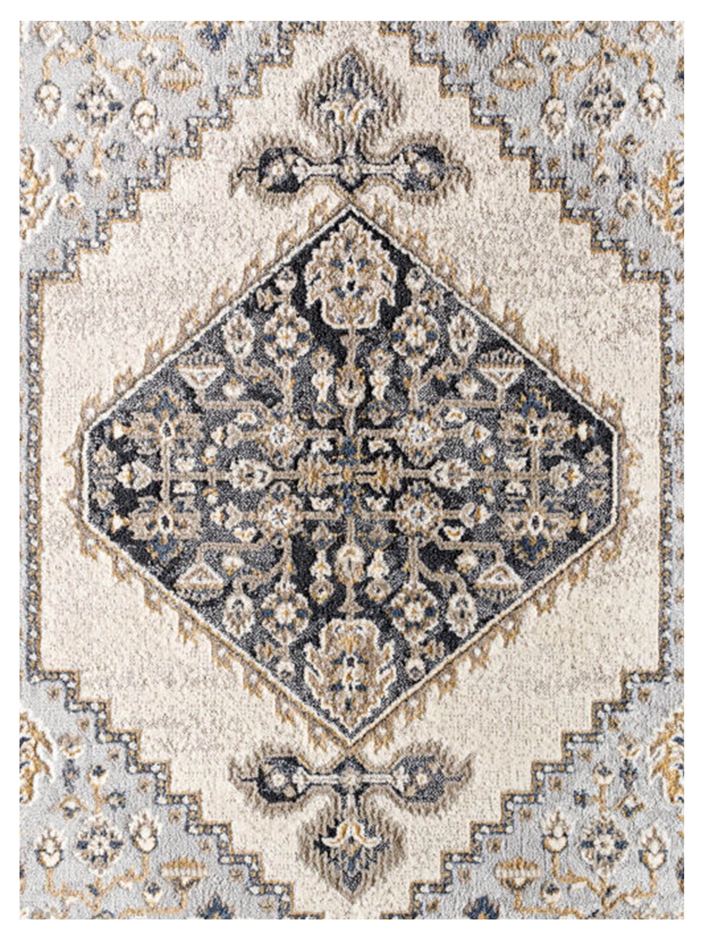 Surya Zidane ZDN-2300 White Traditional Machine Woven Rug