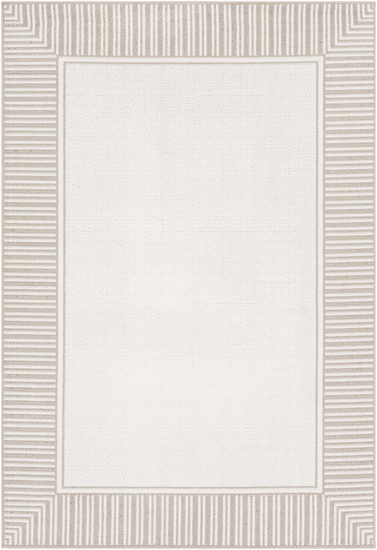 Surya Alfresco ALF-9681 Taupe Cottage Machine Woven Rug