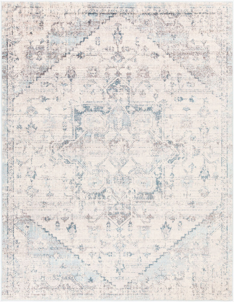 Surya Ankara AKR-2310 Ice Blue Traditional Machine Woven Rug