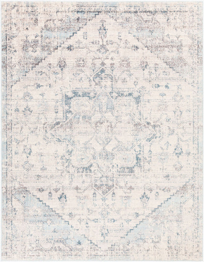 Surya Ankara AKR-2310 Ice Blue Traditional Machine Woven Rug