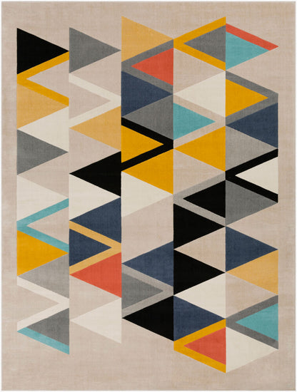 Surya City CIT-2350 Mustard Modern Machine Woven Rug