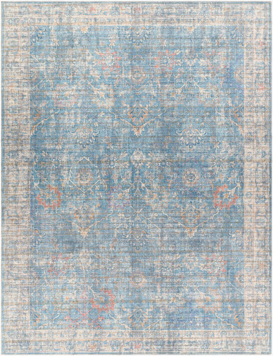 Surya Cobb COB-2300 Light Blue Traditional Machine Woven Rug