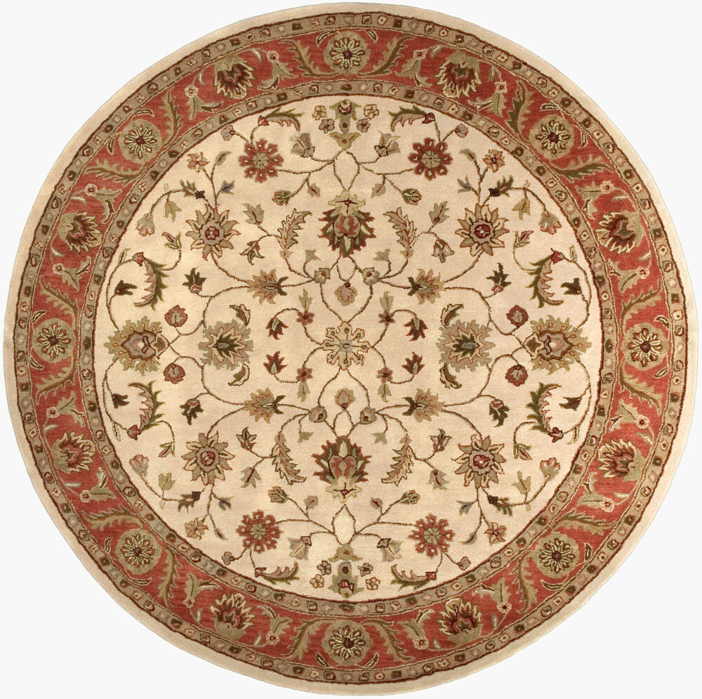 Surya Crowne CRN-6004 Beige Traditional Hand Tufted Rug