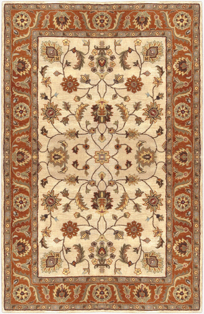 Surya Crowne CRN-6004 Beige Traditional Hand Tufted Rug