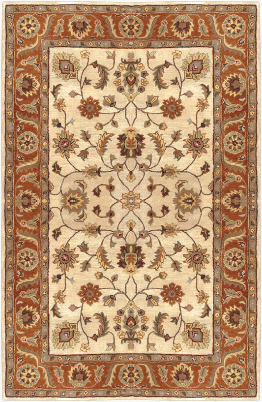 Surya Crowne CRN-6004 Beige Traditional Hand Tufted Rug