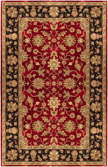 Surya Crowne CRN-6013 Burgandy Traditional Hand Tufted Rug