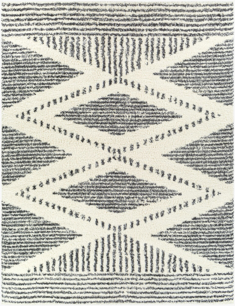 Surya Deluxe Shag DXS-2309 Cream Global Machine Woven Rug