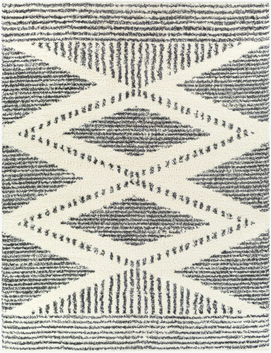 Surya Deluxe Shag DXS-2309 Cream Global Machine Woven Rug