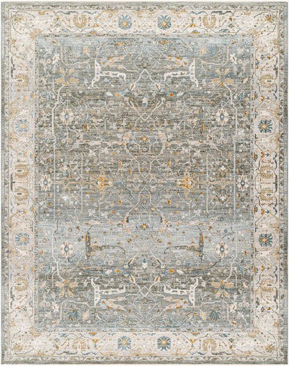 Surya Dresden DRE-2310 Deep Teal Traditional Machine Woven Rug