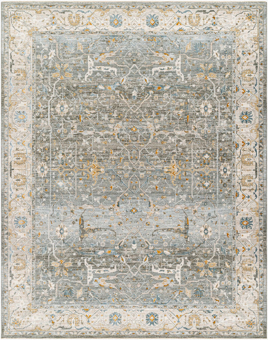 Surya Dresden DRE-2310 Deep Teal Traditional Machine Woven Rug