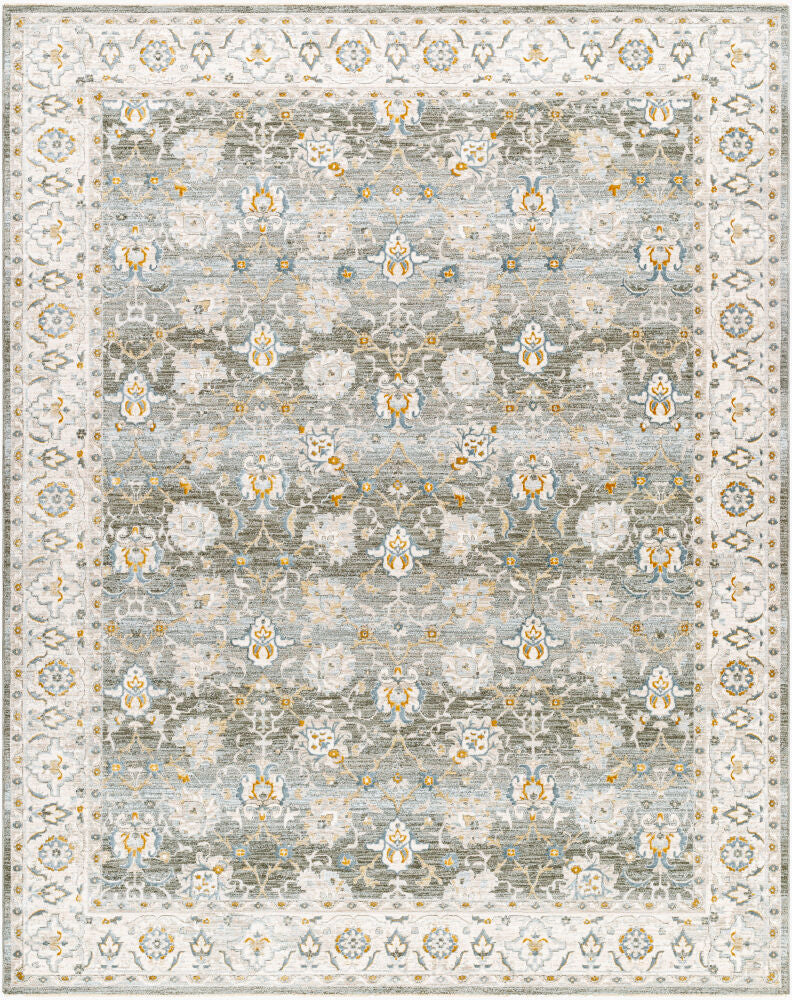 Surya Dresden DRE-2312 Deep Teal Traditional Machine Woven Rug
