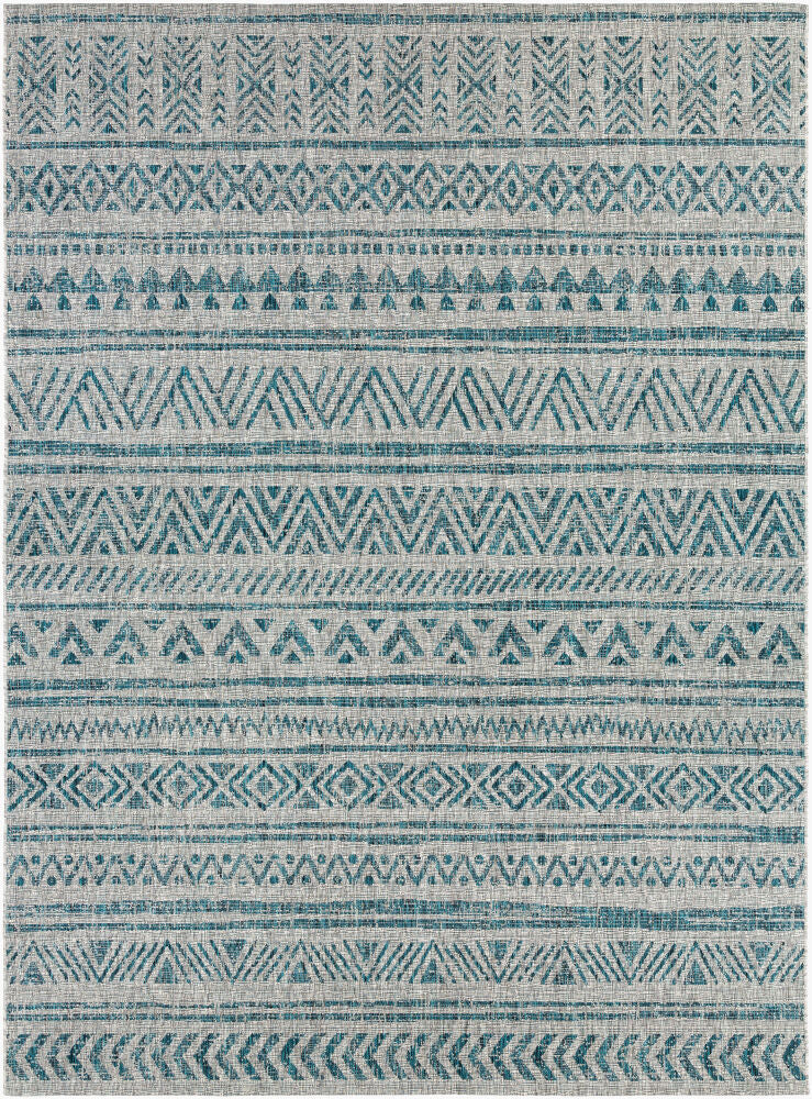 Surya Eagean EAG-2307 Aqua Global Machine Woven Rug