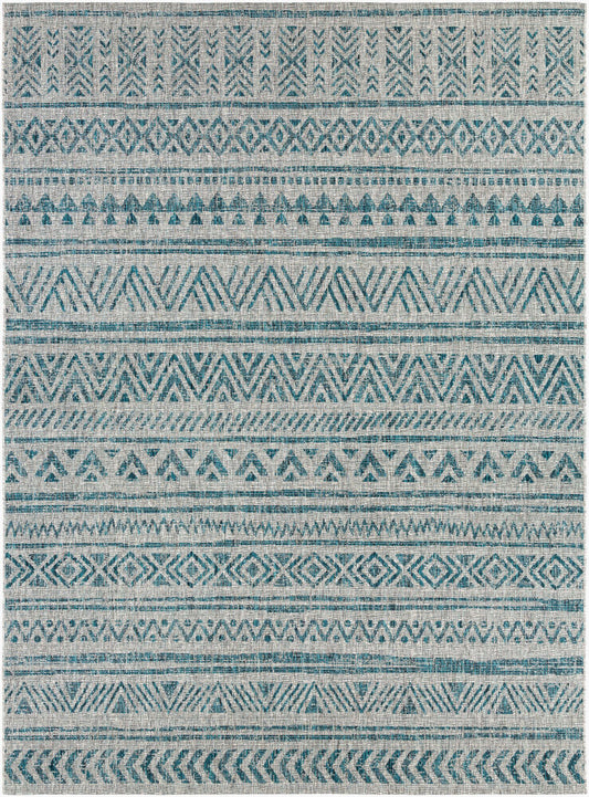 Surya Eagean EAG-2307 Aqua Global Machine Woven Rug