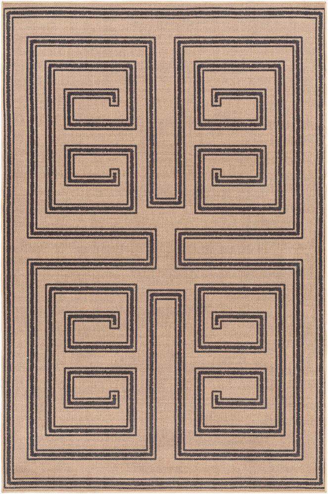 Surya Ez Jute EZT-2307 Light Brown Global Machine Woven Rug