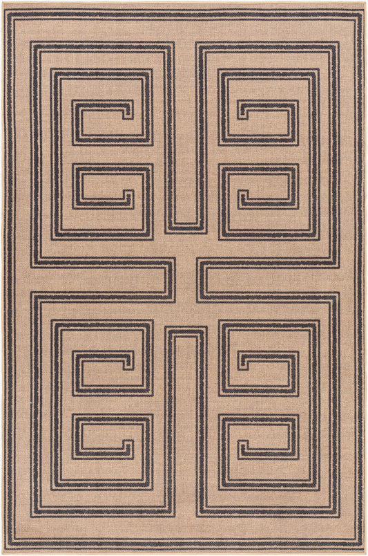 Surya Ez Jute EZT-2307 Light Brown Global Machine Woven Rug
