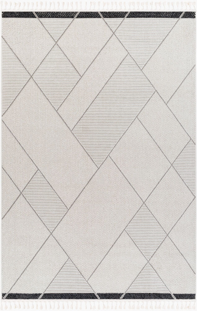 Surya Finland FND-2303 Cream Modern Machine Woven Rug