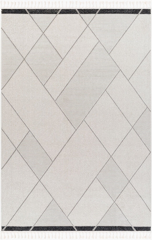 Surya Finland FND-2303 Cream Modern Machine Woven Rug