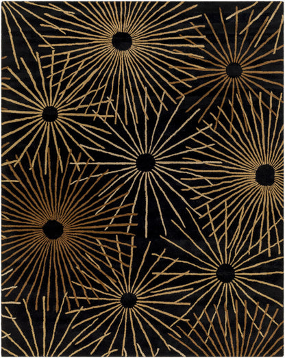 Surya Forum FM-7090 Black Modern Hand Tufted Rug