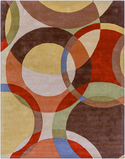 Surya Forum FM-7108 Tan Modern Hand Tufted Rug