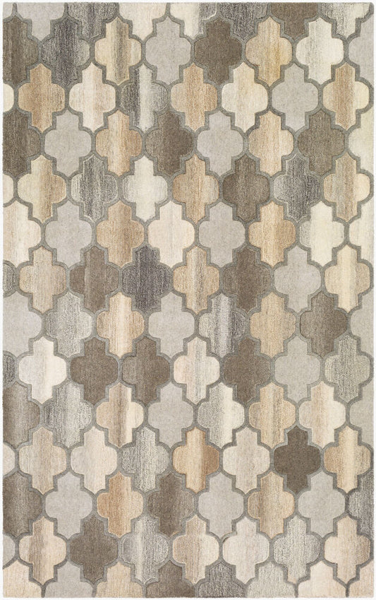 Surya Forum FM-7208 Charcoal Cottage Hand Tufted Rug