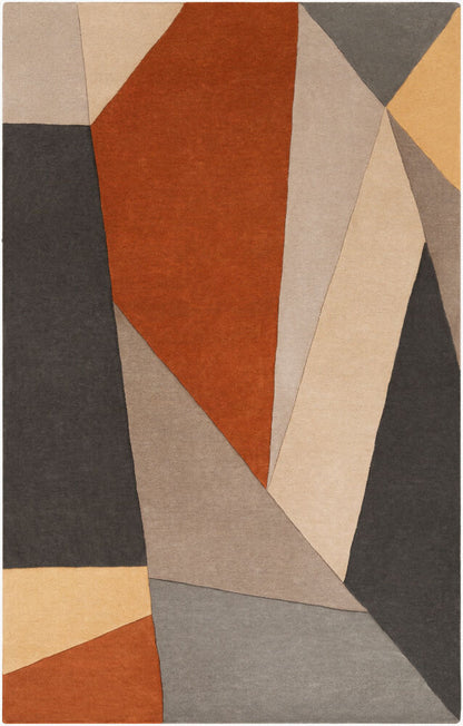 Surya Forum FM-7224 Rust Modern Hand Tufted Rug
