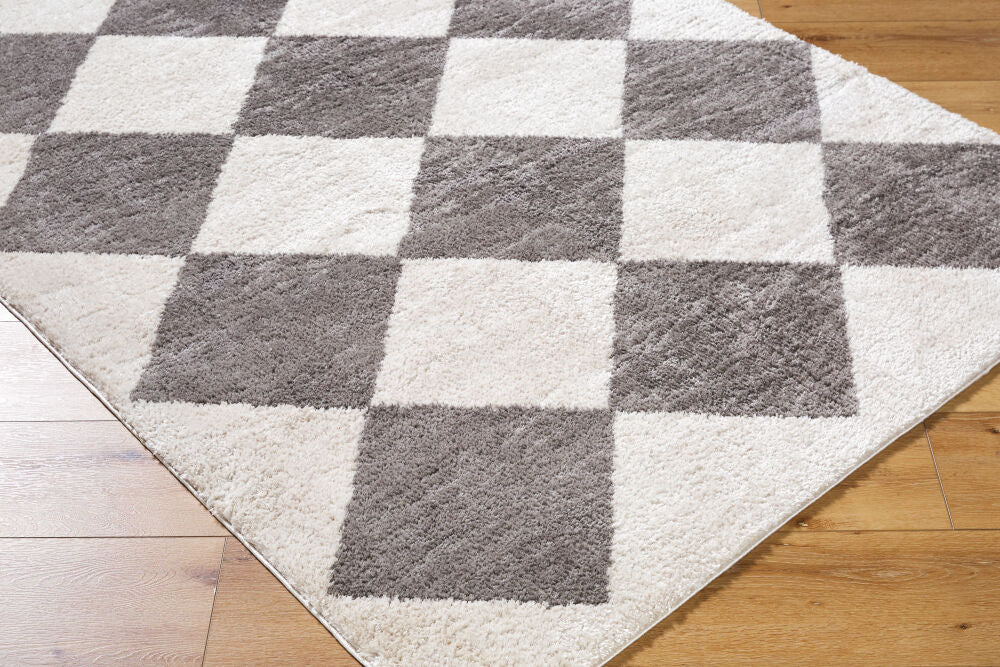 Surya Fossay Shag FSG-2326 Light Beige Modern Machine Woven Rug