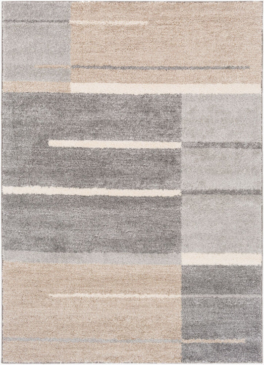 Surya Fowler FOW-1000 Gray Modern Machine Woven Rug