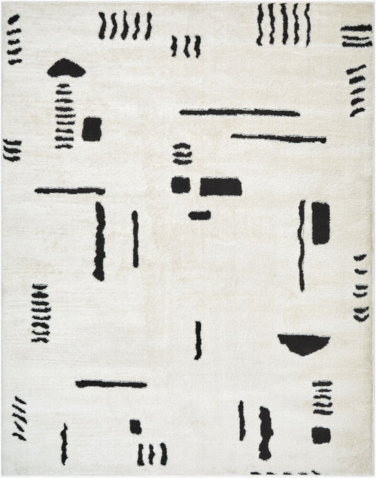 Surya Freud FEU-2333 Ivory Modern Machine Woven Rug