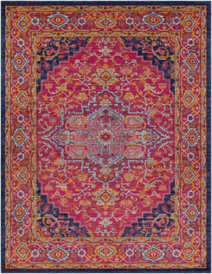 Surya Harput HAP-1009 Burgandy Traditional Machine Woven Rug